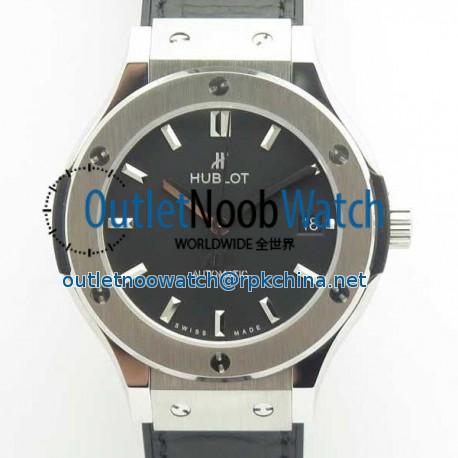 Replica Hublot Classic Fusion Titanium 38MM 511.NX.1171.LR JJ V2 Titanium Black Dial Swiss HUB1112