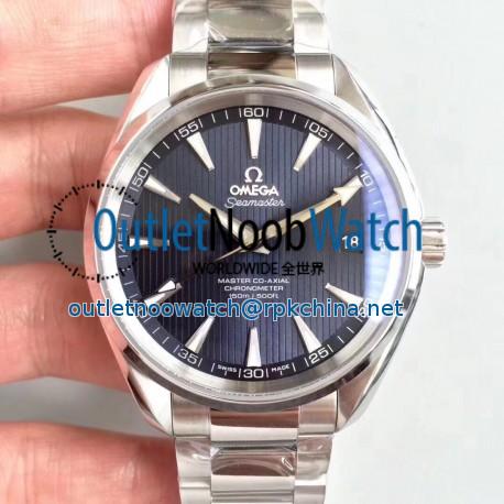 Replica Omega Seamaster Aqua Terra 150M Master Co-Axial 231.10.42.21.03.003 VS Stainless Steel Blue Dial Swiss 8500