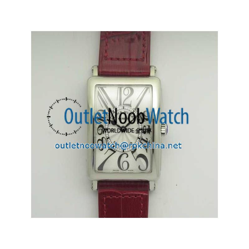 Replica Franck Muller Ladies Long Island 1952 952 QZ GF Stainless Steel Silver Dial Swiss Quartz