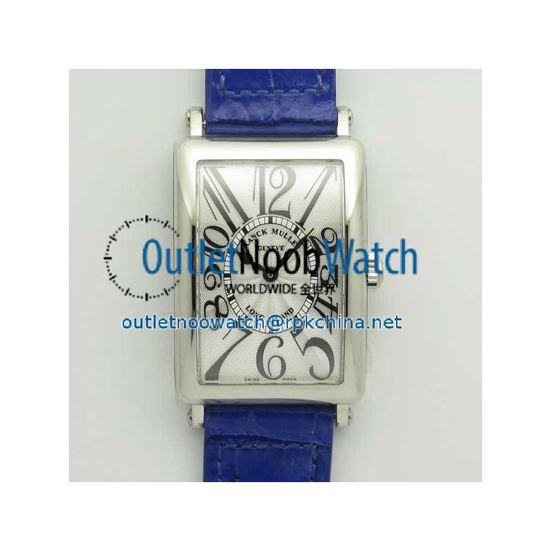 Replica Franck Muller Ladies Long Island 1952 952 QZ GF Stainless Steel Silver Dial Swiss Quartz