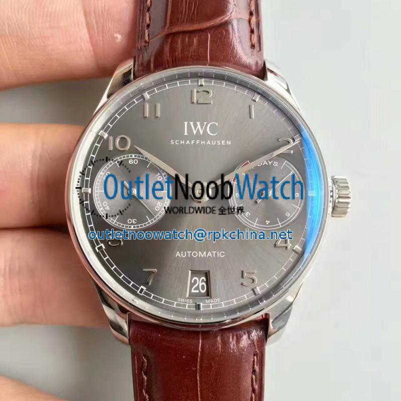 Replica IWC Portugieser IW500106 Power Reserve ZF V3 Stainless Steel Grey Dial Swiss IWC 52010