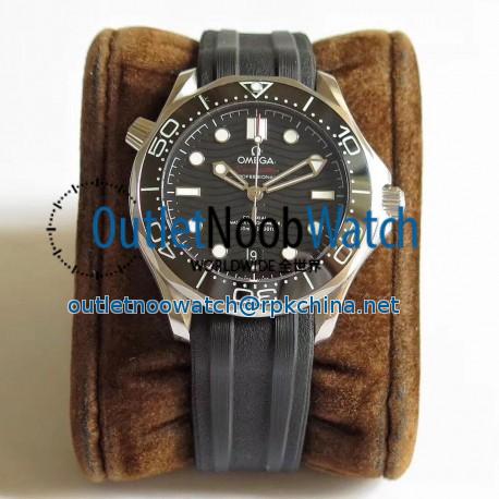 Replica Omega Seamaster Diver 300M Baselworld 2018 UR Stainless Steel Black Dial Swiss 8800