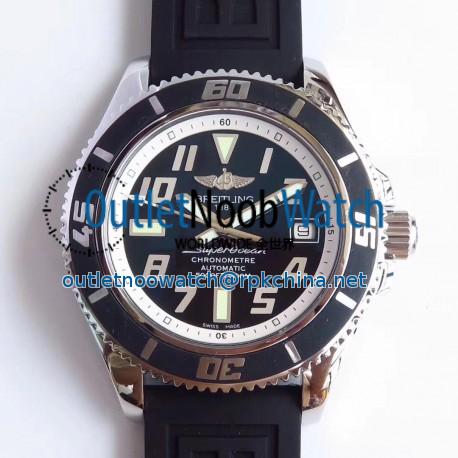 Replica Breitling Superocean 42 Abyss White A1736402/BA29 ZF Stainless Steel Black & White Dial Swiss 2824-2