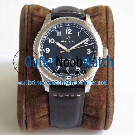 Replica Breitling Navitimer 08 Automatic 41MM A17314101B1X1 ZF Stainless Steel Black Dial Swiss 2824-2