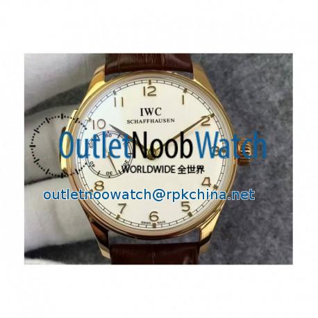 Replica IWC Portuguese Minute Repeater IW5242 Yellow Gold White Dial Swiss 95290