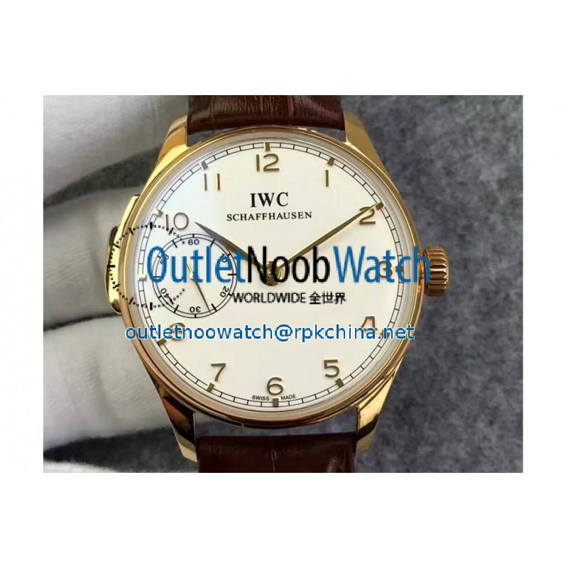 Replica IWC Portuguese Minute Repeater IW5242 Yellow Gold White Dial Swiss 95290