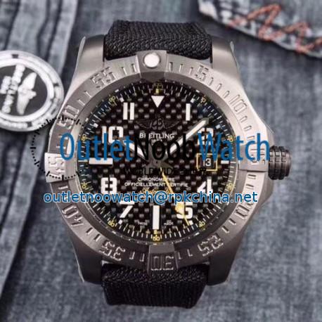 Replica Breitling Avenger Blackbird V17310 TW Titanium Black Dial Swiss 2824-2