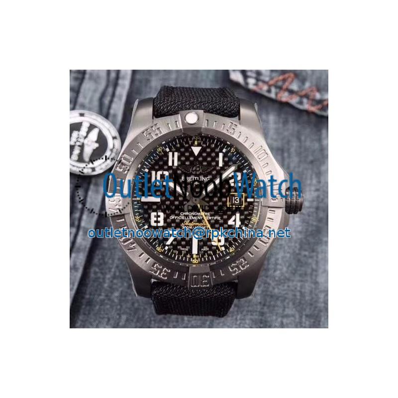 Replica Breitling Avenger Blackbird V17310 TW Titanium Black Dial Swiss 2824-2