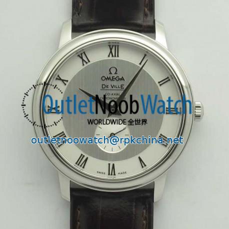 Replica Omega De Ville Prestige Co-Axial Small Seconds 39MM 4813.30.01 TWF Stainless Steel Silver Dial M9015