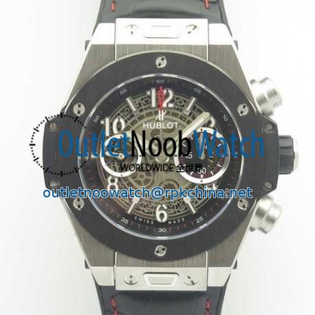 Replica Hublot Big Bang Unico Magic Sapphire 411.JX.1170.RX 3A Stainless Steel & Ceramic Skeleton Dial Swiss HUB1242