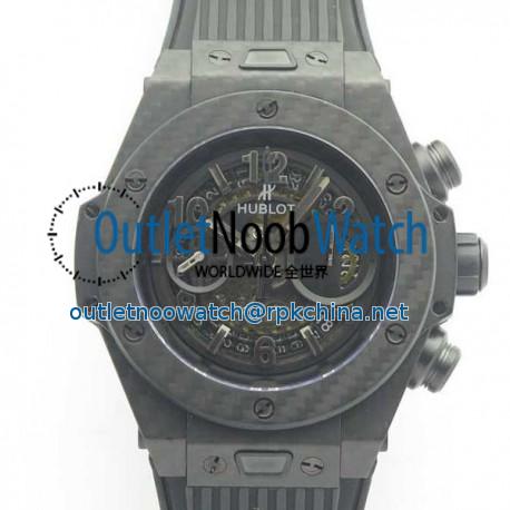 Replica Hublot Big Bang Unico Full Carbon Fiber 3A Carbon Fiber Skeleton Dial Swiss HUB1242