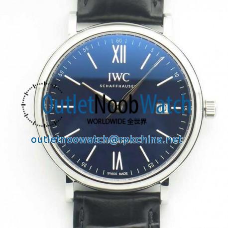 Replica IWC Portofino Automatic Edition 150 Years IW356518 Stainless Steel Blue Dial M9015