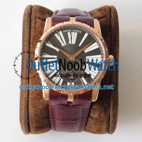 Replica Roger Dubuis Excalibur 42MM Automatic RDDBEX0538 RD Rose Gold Anthracite Dial Swiss RD830