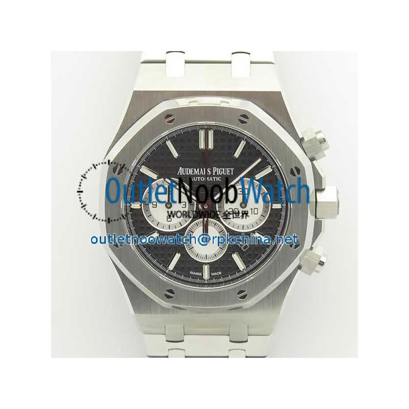 Replica Audemars Piguet Royal Oak Chronograph 26331 OM Stainless Steel Black Dial Swiss 7750