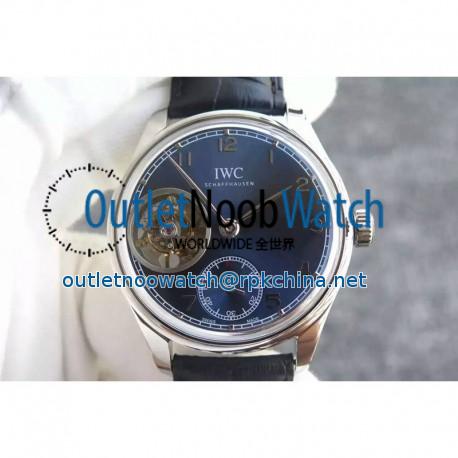 Replica IWC Portugieser Tourbillon IW5463 YL Stainless Steel Blue Dial Swiss 63783