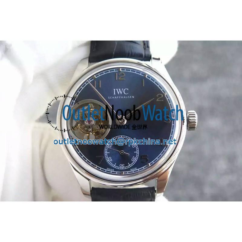 Replica IWC Portugieser Tourbillon IW5463 YL Stainless Steel Blue Dial Swiss 63783