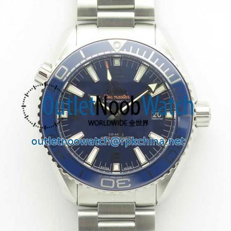 Replica Omega Seamaster Planet Ocean 600M 43.5MM 215.30.44.21.03.001 OM V2 Stainless Steel Blue Dial Swiss 8900