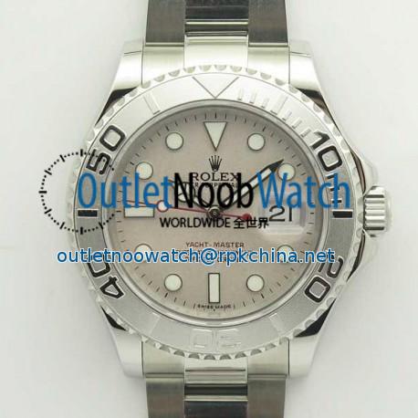 Replica Rolex Yacht-Master 40 116622 GM Stainless Steel 904L Grey Dial Swiss 2836-2