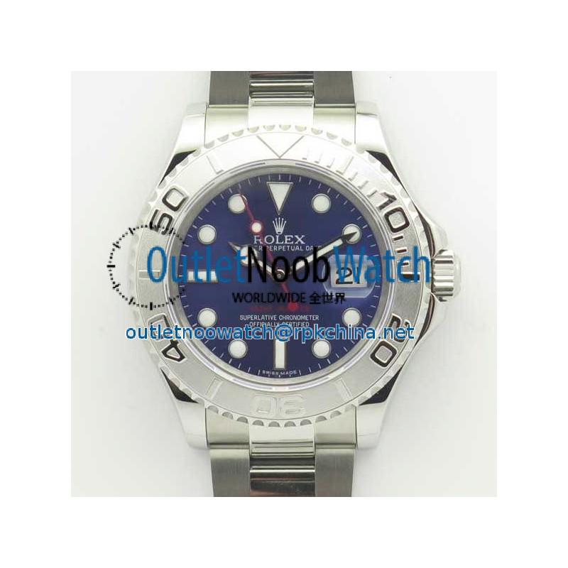 Replica Rolex Yacht-Master 40 116622 GM Stainless Steel 904L Blue Dial Swiss 2836-2