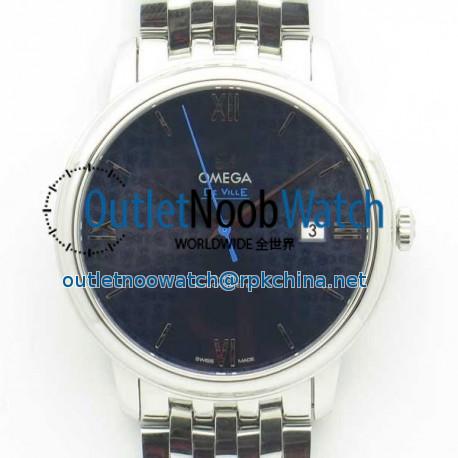 Replica Omega De Ville Prestige Orbis Collection 39.5MM 424.10.40.20.03.003 RXW Stainless Steel Blue Dial Swiss 2892