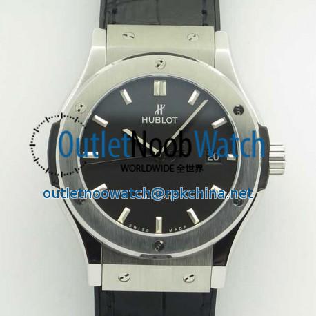 Replica Hublot Classic Fusion Titanium 42MM 511.NX.1171.LR F16 Titanium Black Dial Swiss 2892