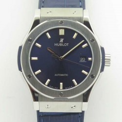 Replica Hublot Classic Fusion Blue Titanium 42MM 511.NX.7170.LR F16 Titanium Blue Dial Swiss 2892