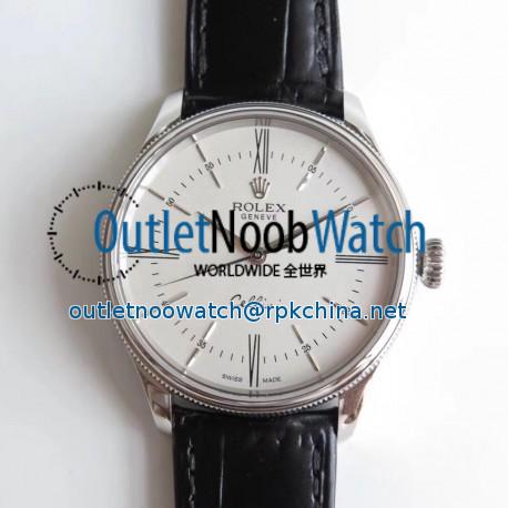 Replica Rolex Cellini 50509 MK V4 Stainless Steel White Dial Swiss 3132