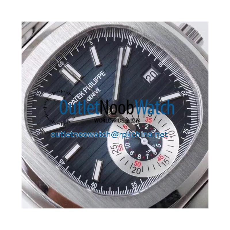 Replica Patek Philippe Nautilus Chronograph 5980 PP Stainless Steel Blue Dial Swiss 7750