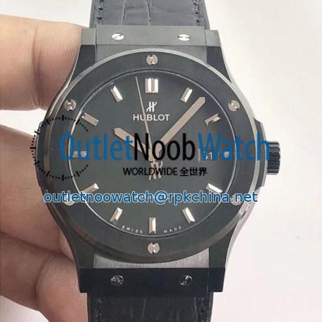 Replica Hublot Classic Fusion Ceramic Black 511.CM.7170.LR JJ Ceramic Black Dial Swiss 2892