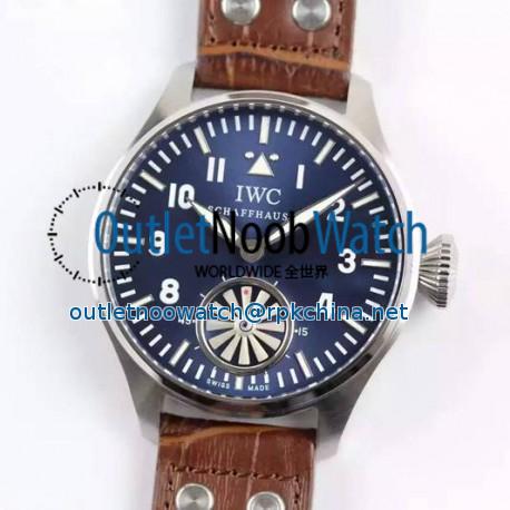 Replica IWC Big Pilot Markus Buhler IW5003 Stainless Steel Blue Dial Swiss 6498