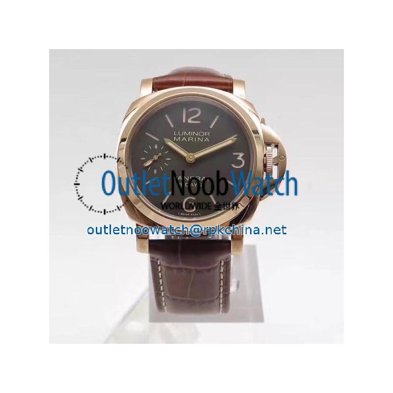 Replica Panerai Luminor 8 Days Oro Rosso PAM511 ZF Rose Gold Brown Dial Swiss P5000