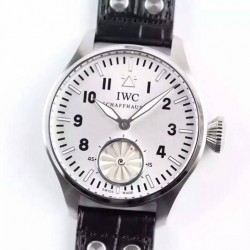 Replica IWC Big Pilot Markus Buhler IW5003 Stainless Steel White Dial Swiss 6498