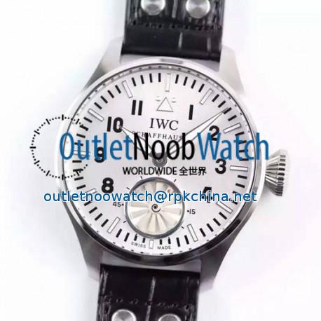 Replica IWC Big Pilot Markus Buhler IW5003 Stainless Steel White Dial Swiss 6498