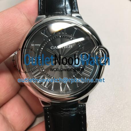 Replica Ballon Bleu De Cartier 42MM WSBB0003 AF Stainless Steel Anthracite Dial Swiss 2892