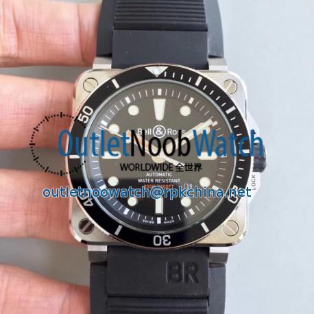 Replica Bell & Ross BR 03-92 Diver N V2 Stainless Steel Black Dial M9015