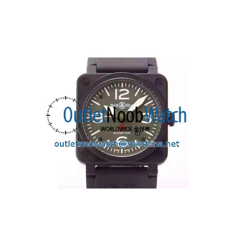 Replica Bell & Ross BR 03 92 Ceramic Black Dial M9015