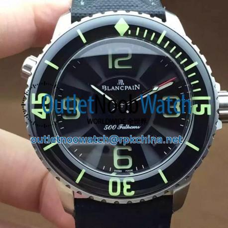 Replica Blancpain 500 Fathoms Titanium Black Dial M9015