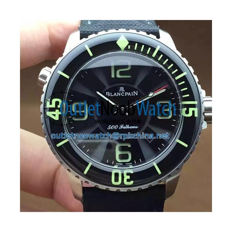 Replica Blancpain 500 Fathoms Titanium Black Dial M9015