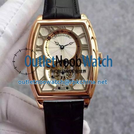 Replica Breguet Heritage 5497 Tourbillon 5497BR/12/9V6 N Rose Gold Silver Dial Swiss Tourbillon