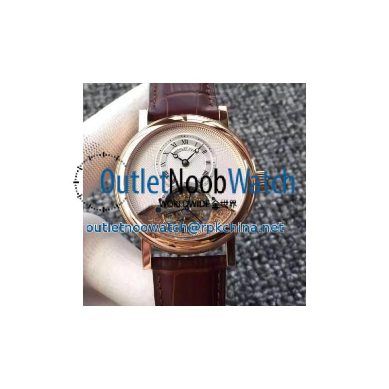 Replica Breguet Classique Complication 3357BR/12/986 N Rose Gold Silver Dial Swiss Tourbillon