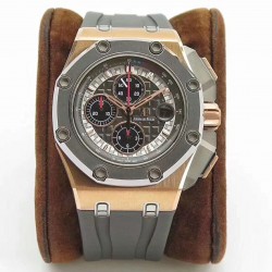 Replica Audemars Piguet Royal Oak Offshore Michael Schumacher 26568OM.OO.A004CA.01 JF V8 Rose Gold Anthracite Dial Swiss 3126