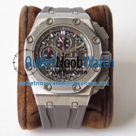 Replica Audemars Piguet Royal Oak Offshore Michael Schumacher 26568IM.OO.A004CA.01 JF V8 Titanium Anthracite Dial Swiss 3126