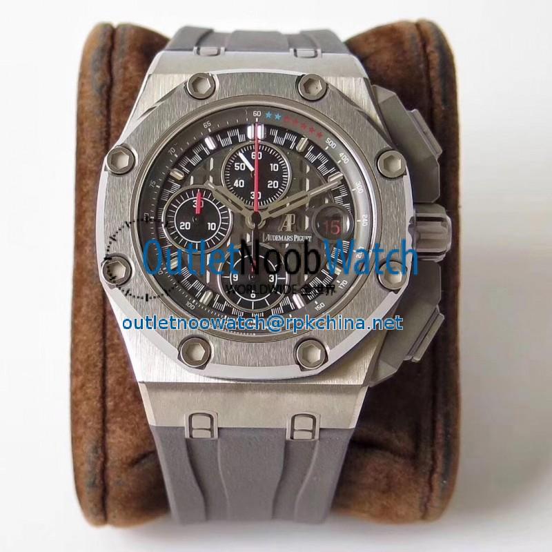 Replica Audemars Piguet Royal Oak Offshore Michael Schumacher 26568IM.OO.A004CA.01 JF V8 Titanium Anthracite Dial Swiss 3126