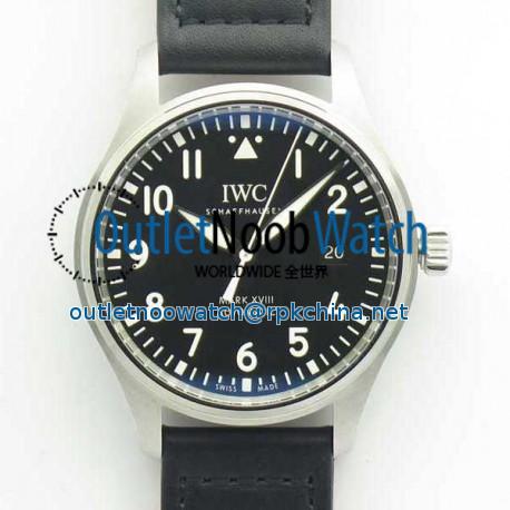 Replica IWC Pilot Mark XVIII IW327009 MKS V2 Stainless Steel Black Dial Swiss 2892