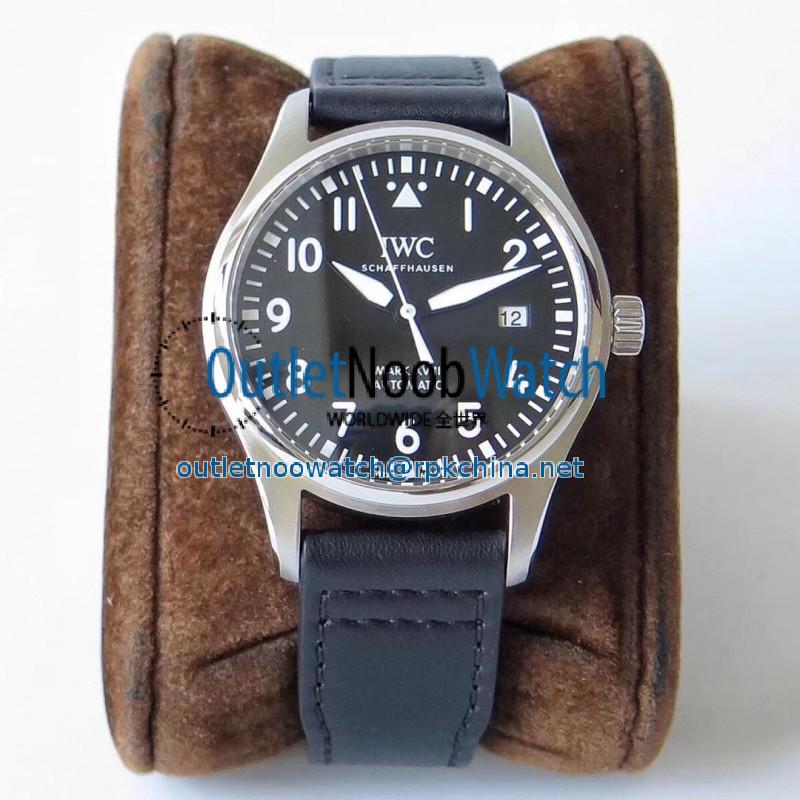 Replica IWC Pilot Mark XVIII IW327009 V7 Stainless Steel Black Dial Swiss 2892