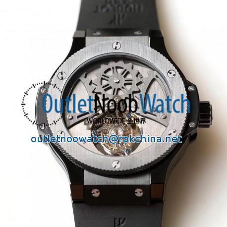 Replica Hublot Big Bang Tourbillon N Ceramic Stainless Steel Dial Swiss Tourbillon