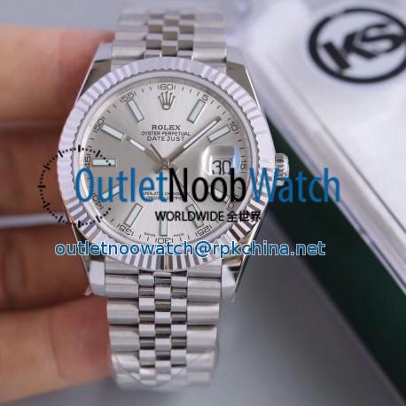 Replica Rolex Datejust II 126334 41MM KS Stainless Steel Rhodium Dial Swiss 2836-2