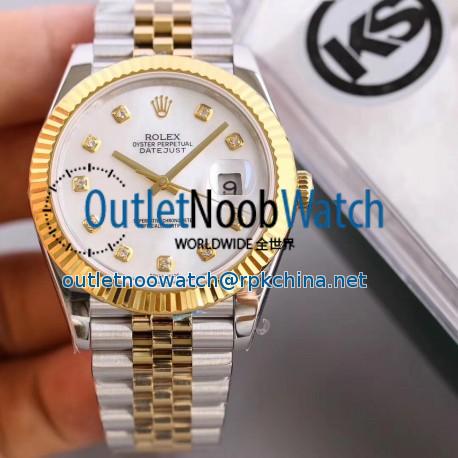 Replica Rolex Datejust II 116333 41MM KS Stainless Steel & Yellow Gold Mother Of Pearl Dial Swiss 2836-2