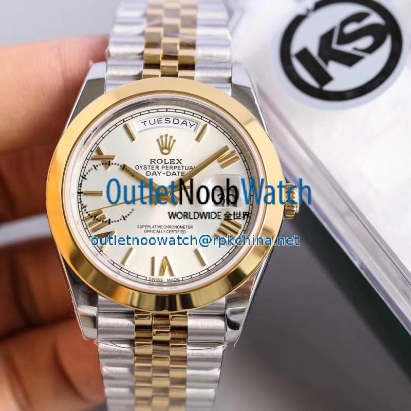 Replica Rolex Datejust II 116333 41MM KS Stainless Steel & Yellow Gold Rhodium Dial Swiss 2836-2