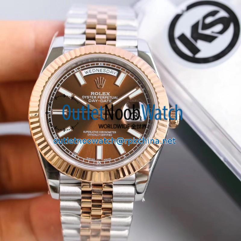 Replica Rolex Datejust II 116333 41MM KS Stainless Steel & Rose Gold Chocolate Dial Swiss 2836-2